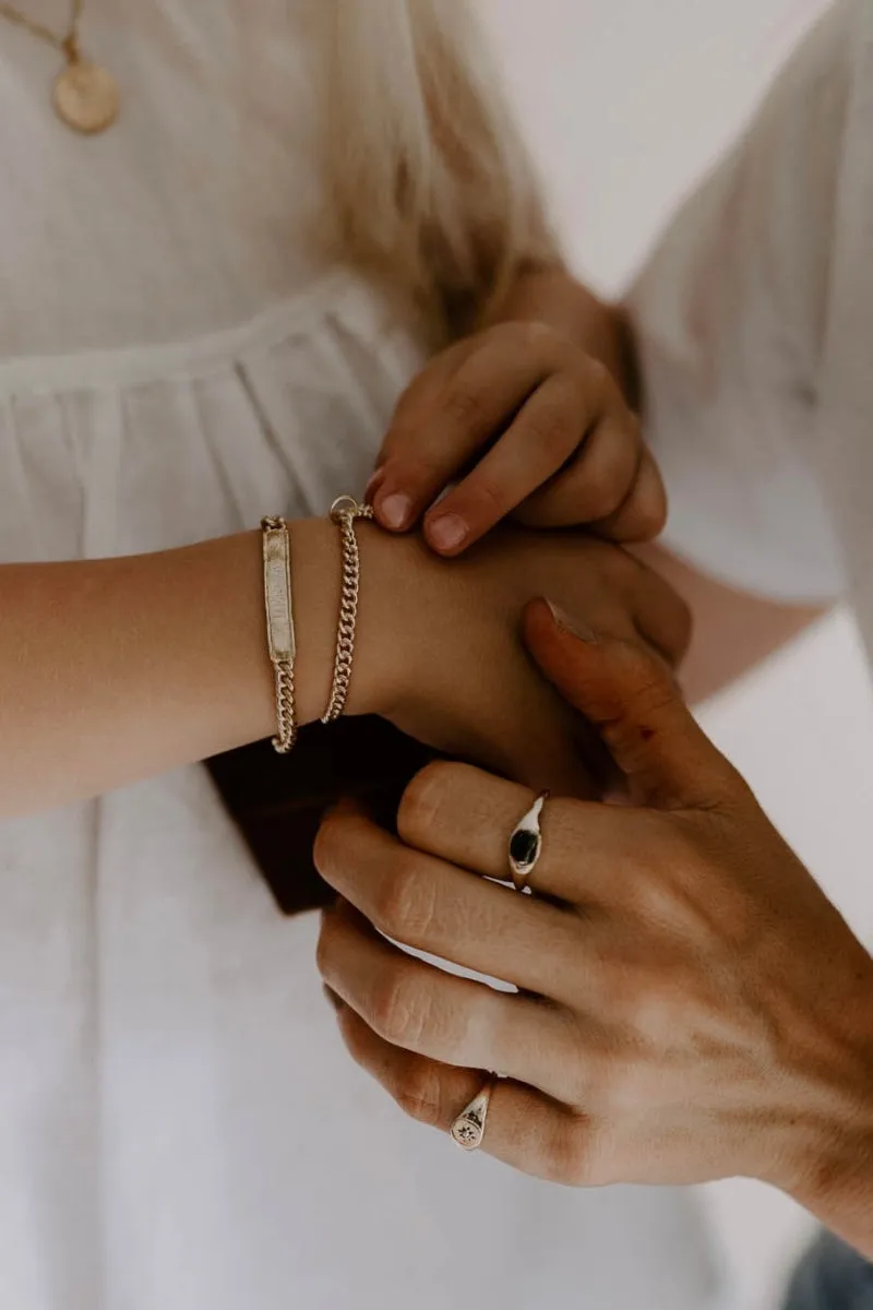 Signature Bracelet -  Gold
