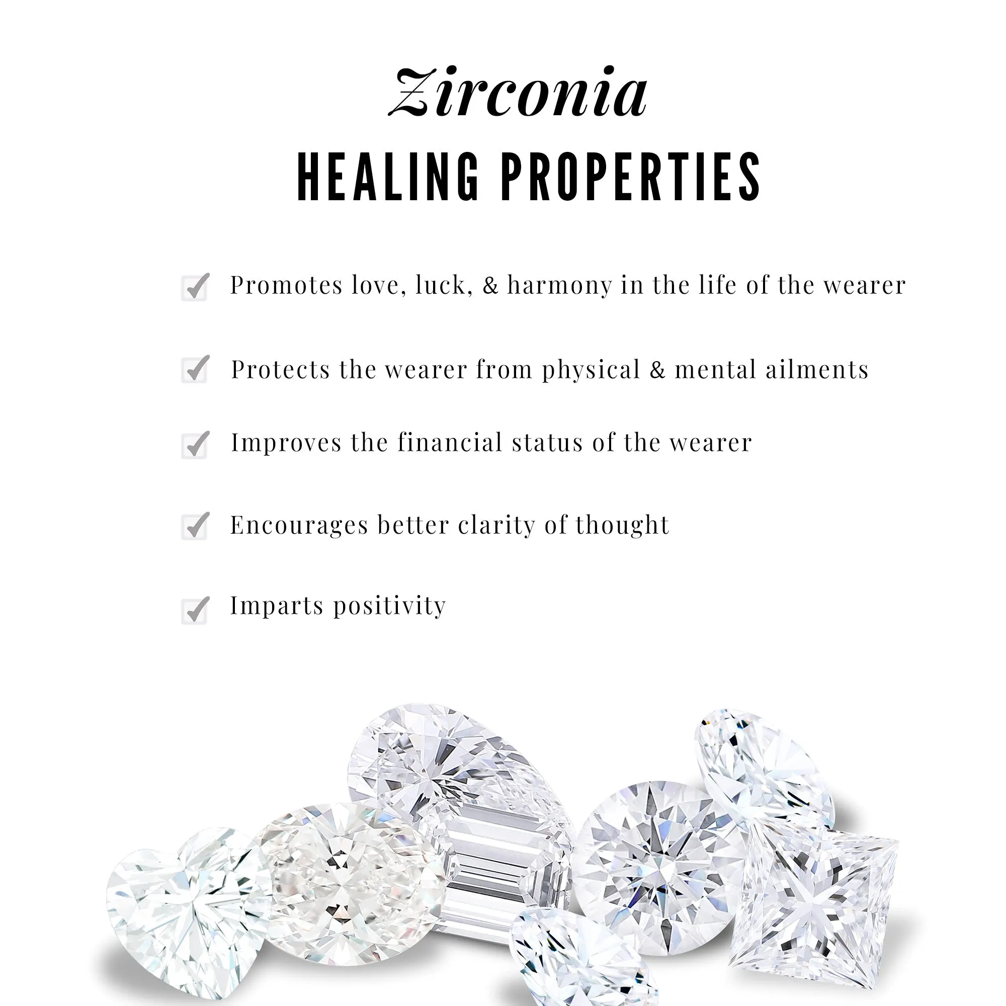 Simple Infinity Stud Earrings with Round Shape Zircon in Gold