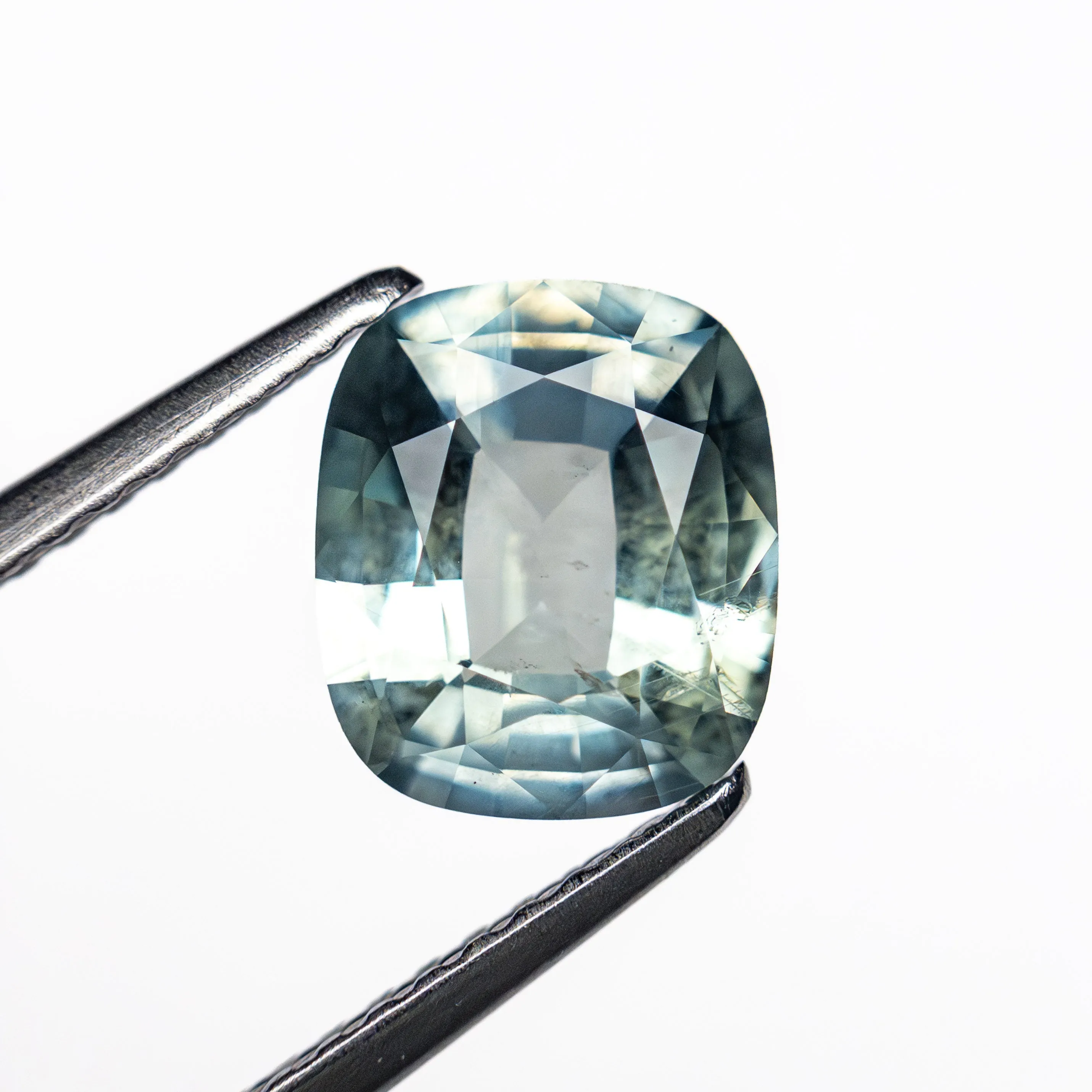 Teal Brilliant Sapphire - 1.78ct Cushion