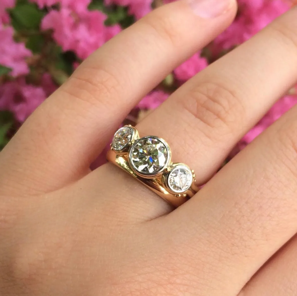 Three Stone Diamond Ring
