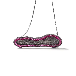 Wabi Rough Ruby Necklace