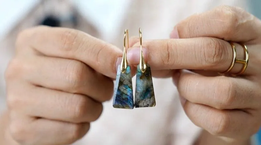 'Wiluray' Labradorite Earrings