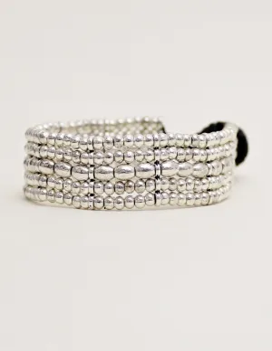 Woven Barrel Alloy Bracelet