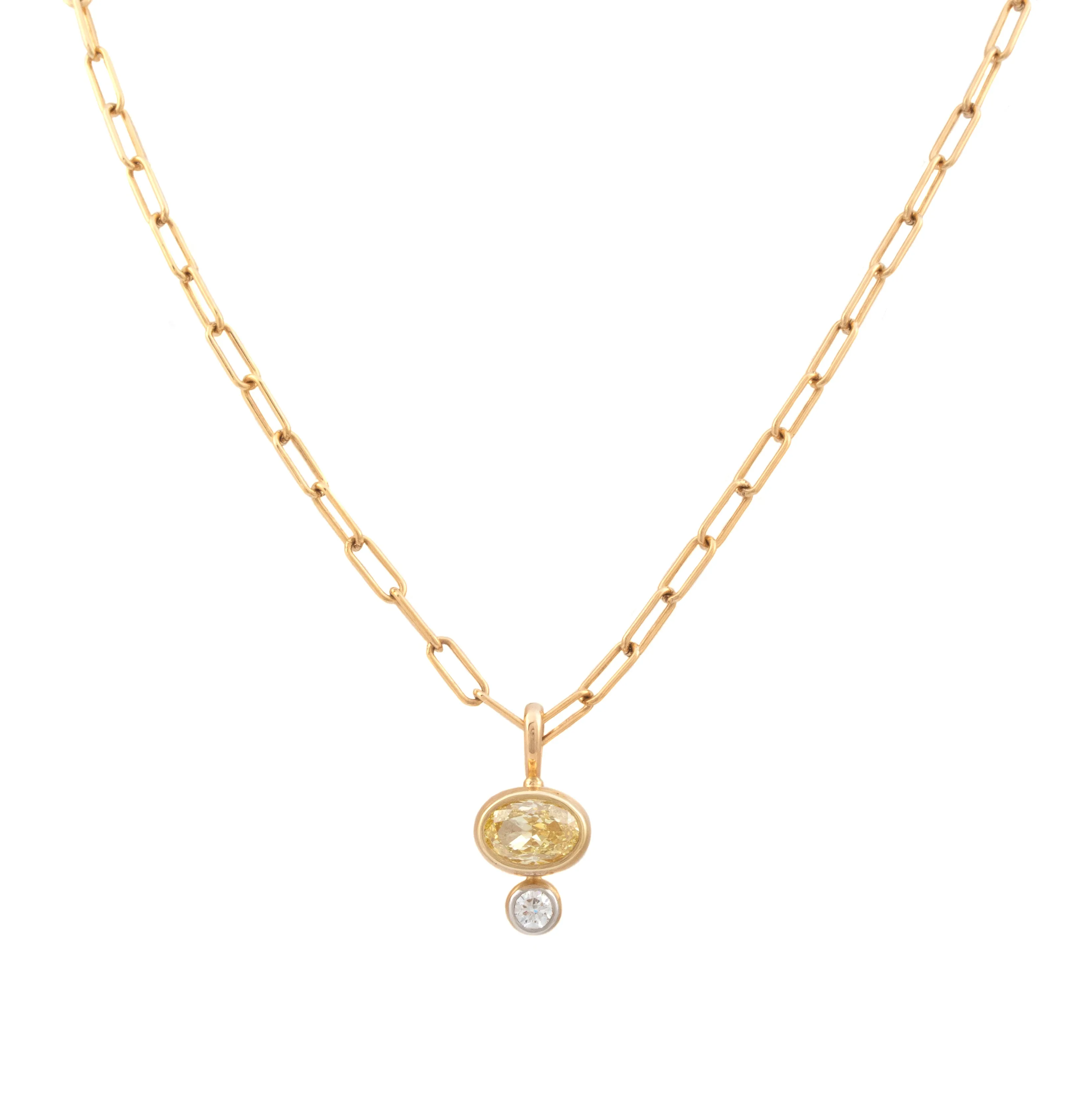 Yellow Diamond Pendant