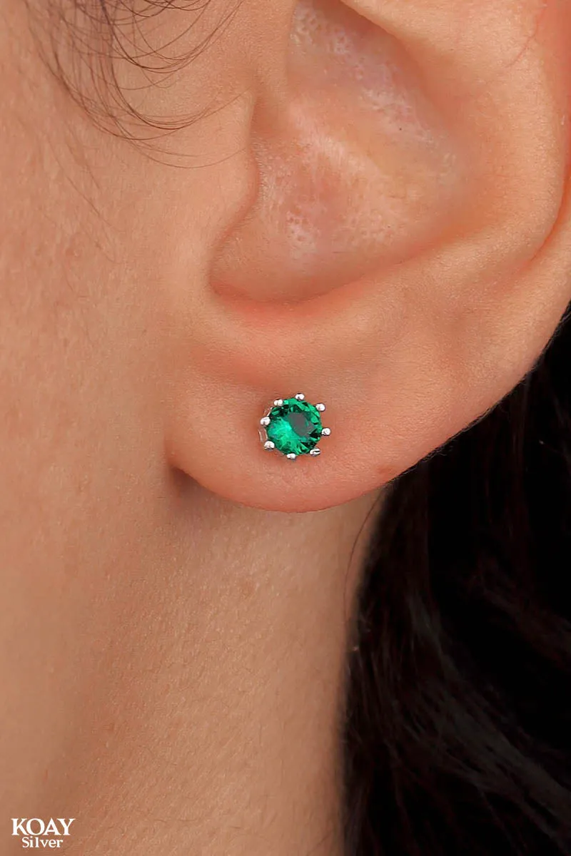 Zircon (031) Green Earring