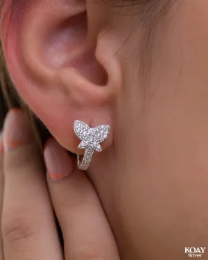 Zircon Butterfly Hoop (06)