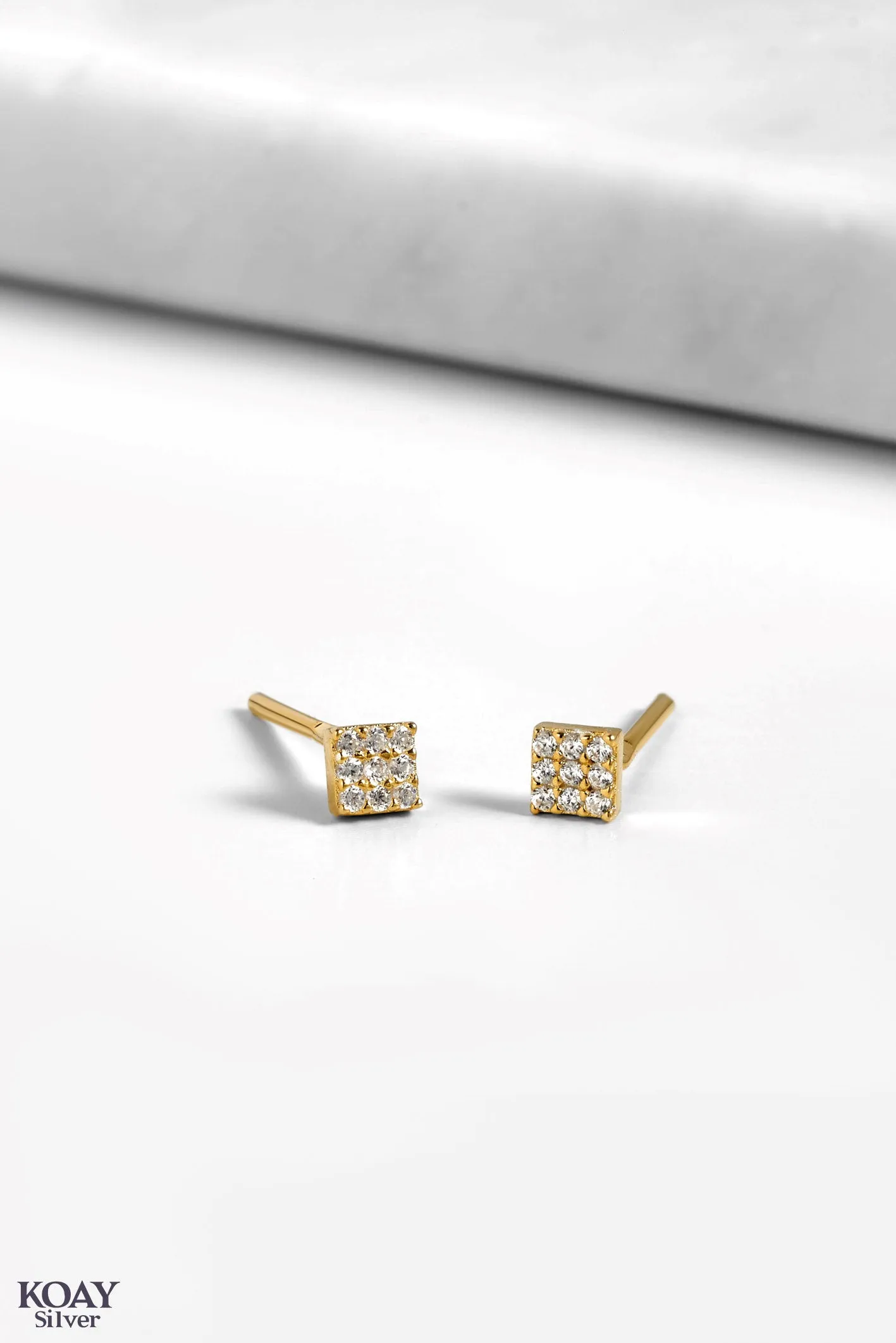 Zircon Earring (029) Diamond GP