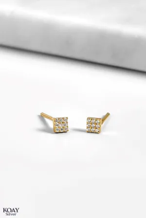 Zircon Earring (029) Diamond GP